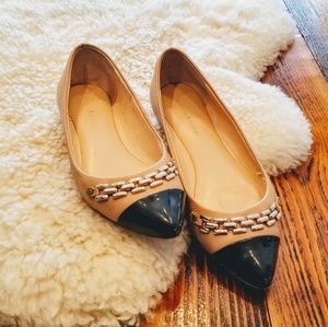 Banana Republic Two Tone Leather Flats